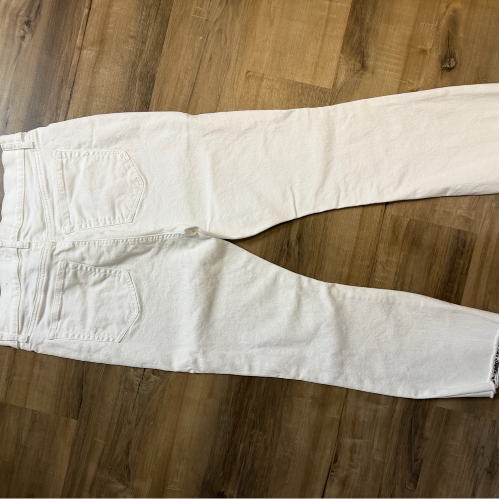 LOFT The Kick Cropped Jeans - White - Picture 5 of 5